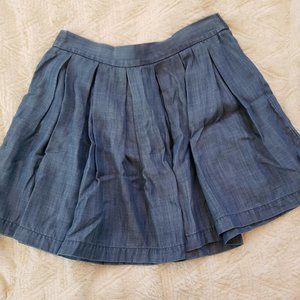 Denim Circle Skirt